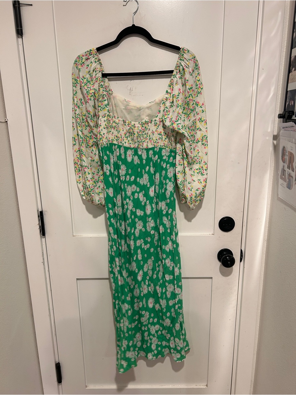 Rixo X Target Daisy Long Sleeve Swing Dress 8 - Picture 3 of 5